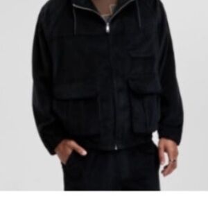 Men's Black Bomber Jacket